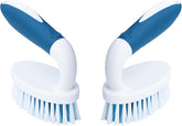 Scrub Brush, 2 Pack Household Cleaning Brushes with Stiff Bristles, Scrubbing Brush for Carpet, Shower, Bathtub, Kitchen, Pool Tile, Bathroom Scrubber, Small