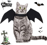 Halloween Dog Costume Pet Bat Wings for Adjustable Funny Cat Bat Wings Party Outfit Cosplay Apparel for Small Medium Large Dogs Doggy (S)