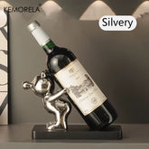 1/2 PCS Creative Wine Rack Ceramic Cartoon Decoration Living Room Home Decoration Cute Storage Rack Home Kitchen Bar Decoration