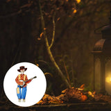 Dueling Hallowen Animated Banjo Skeletons, Set of 2