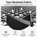 Camping Hammock, Portable Hammocks with Tree Straps & Attached Carry Bag, Camping Essentials Gear, Perfect for outside Indoor Hiking Beach Backpack Travel