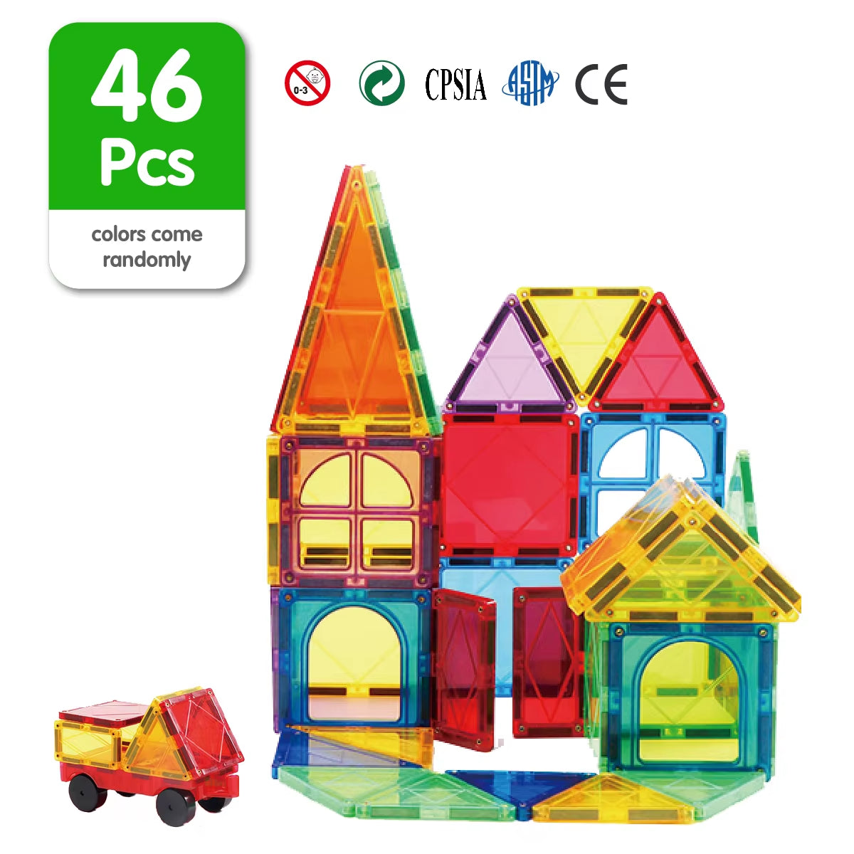Magnetic Building Blocks Children DIY Games Montessori Educational Toys Construction Sets Magnet Tiles for Kids Gift