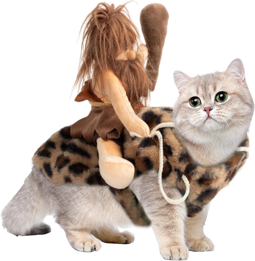 Dog Halloween Costume Funny Dog Cowboy Riding Costume Pet Costume Cat Suit Cowboy Rider Style for Small Medium Large Dogs (Cowboy, Small)