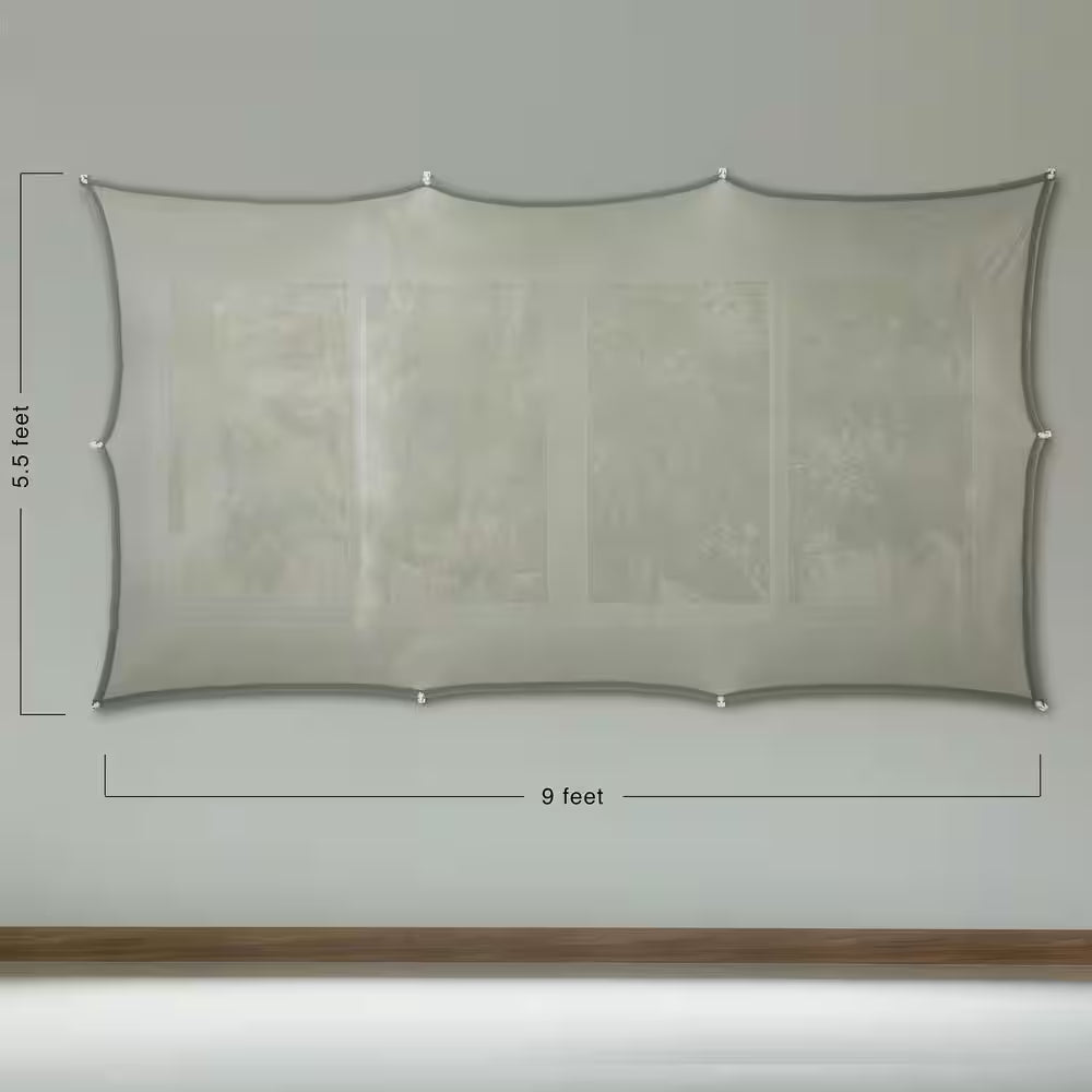 USB Projector Kit-Atmosfx Ghostly Apparitions I USB Projector 5.5 Ft. X 9 Ft. L Gray Holographic Screen