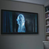 USB Projector Kit-Atmosfx Ghostly Apparitions I USB Projector 5.5 Ft. X 9 Ft. L Gray Holographic Screen