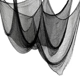 5Pcs Halloween Creepy Cloth Black 30×72Inch - Halloween Decorations Clearance - Creepy Spooky Halloween Decorations Outdoor Indoor