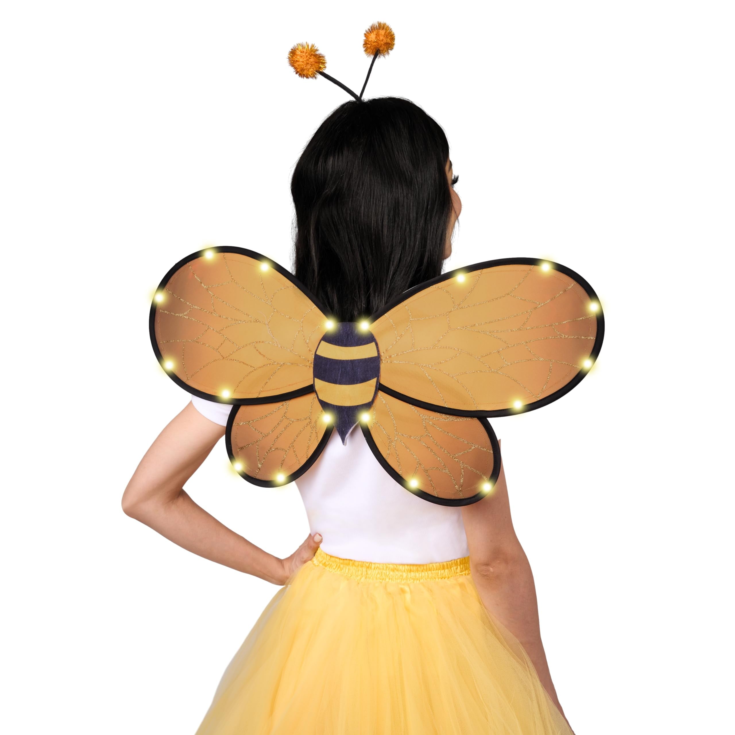 5 Pcs Devil Accessories for Woman, Devil Costume Accessories with Devil Wings, Devil Pitchfork Devil Horns and Tail, Halloween Devil Horns Cosplay Costume for Adults