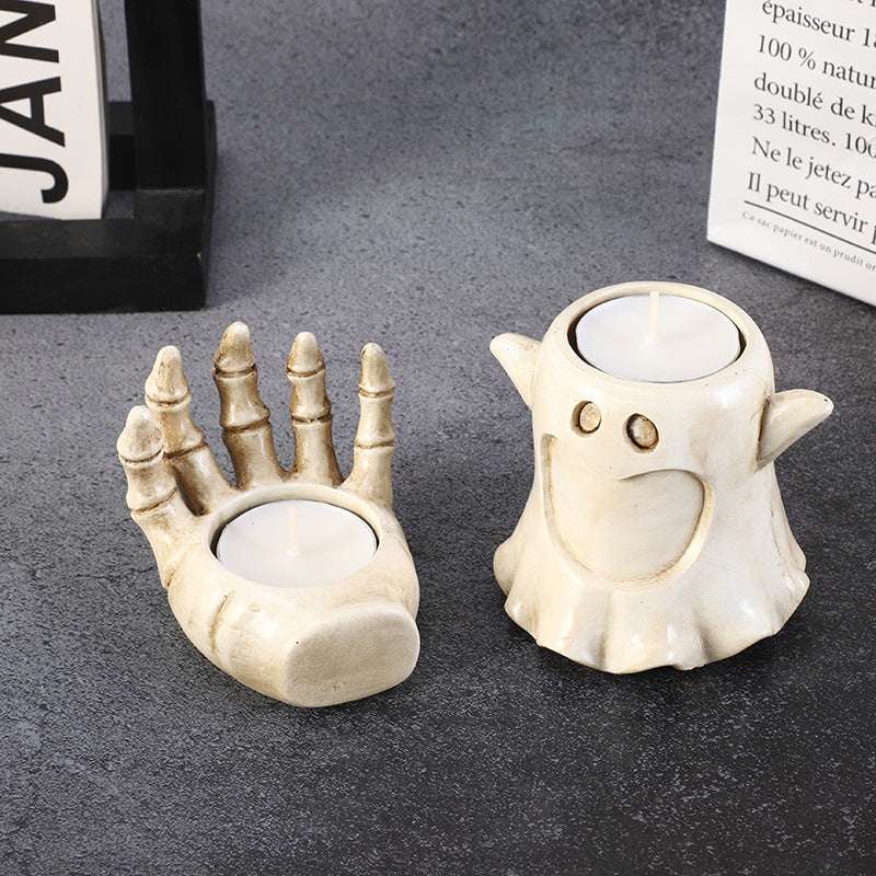 Halloween Pumpkin Candle Holder Creative Decorative Candlestick