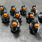 5/10 Pcs Mini Resin Halloween Duck Miniatures Figurines, DIY Fairy Crafts Project Micro Landscape Ornament Accessories Supplies
