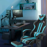 Ferghana Miami Blue Gaming Chair, Gamer Chair, PC Gaming Chair, Ergonomic Gaming Chair, Computer Gaming Chair,Blue