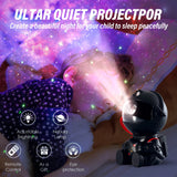 Astronaut Galaxy Projector, Starry Sky Nebula Projection Night Light with Remote Control and Timer, Suitable for Bedroom and Party Decoration