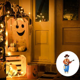 Dueling Hallowen Animated Banjo Skeletons, Set of 2