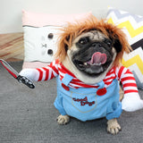 Pet Halloween Ghost Clothes Creative Halloween Christmas Pet Clothes Funny Dog Clothes M